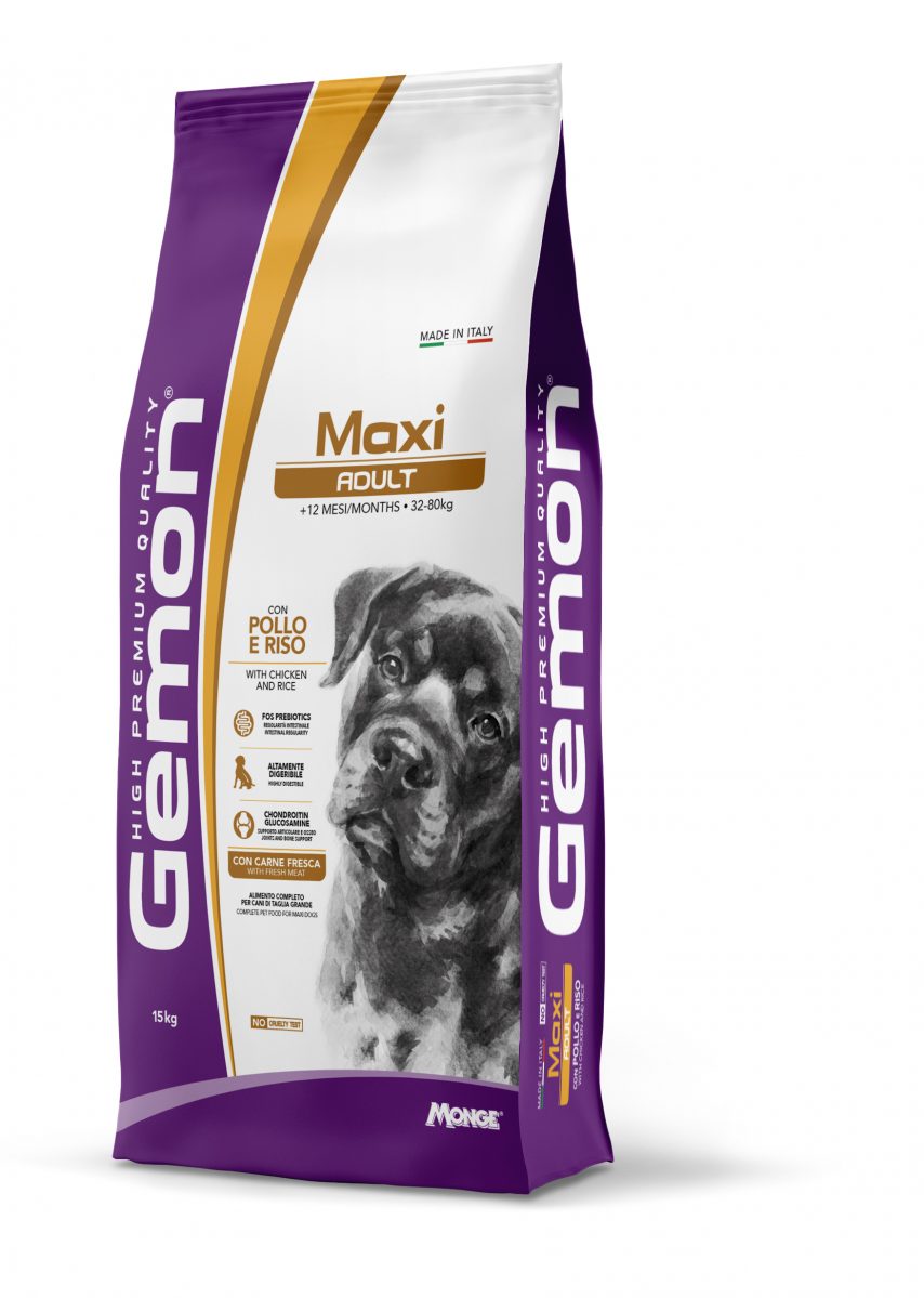 GEMON Dog Maxi Adult Maintenance 26/12 15kg