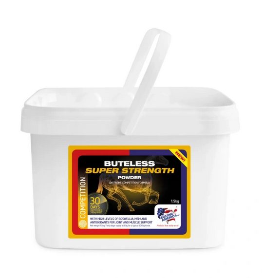 Equine America Buteless Super strenght prášek na klouby bez bolesti a bez zánětu s boswelií a kurkumou, balení 0,5 kg