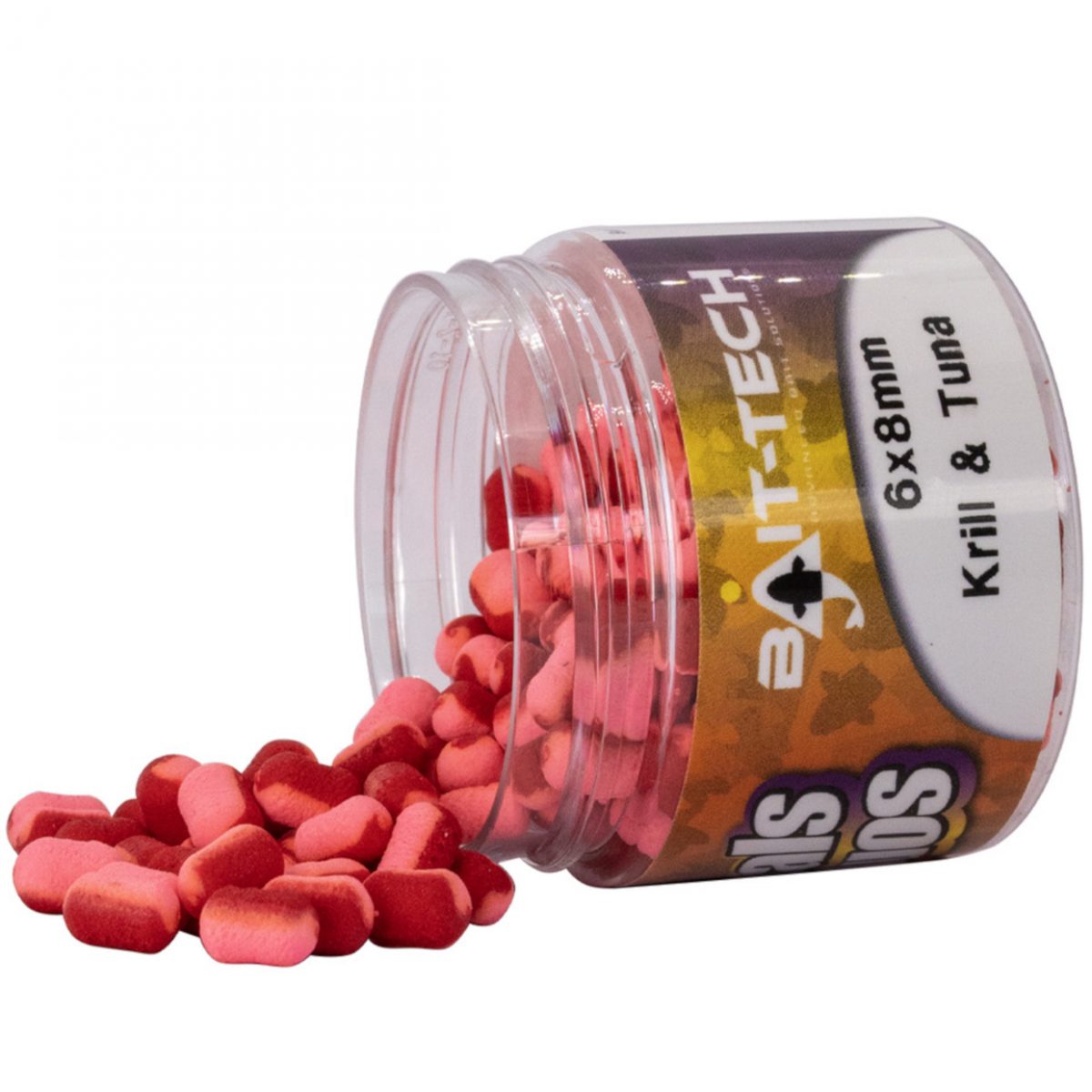 Bait-Tech Duo Col Criticals Wafters - Krill a Tuna 6x8 mm, 50 ml