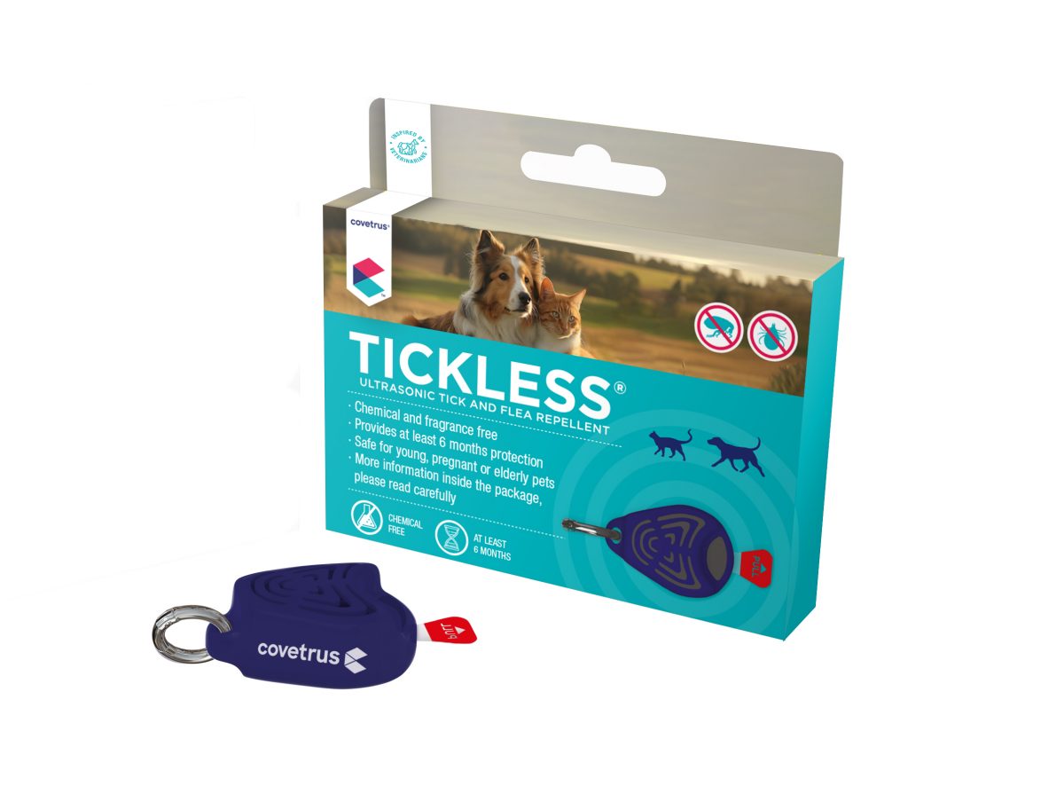Ultrazvukový odpuzovač klíšťat pro psy TICKLESS® CVET