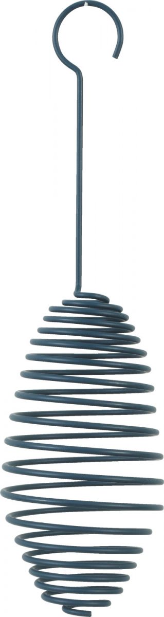 Krmítko venk. SPIRAL na loj.koule kov modrá 15cm Zolux