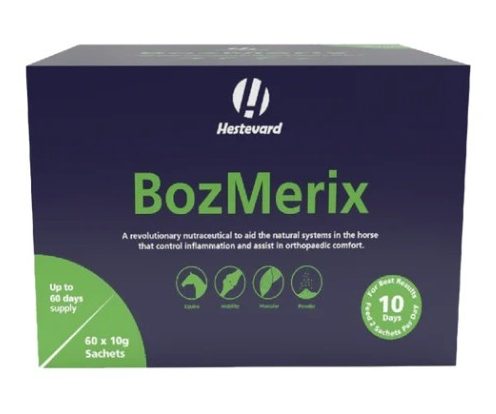 Hestevard Přirozeně protizánětlivý Veterinary Bozmerix pro koně na akutní bolest, sáčky 20x10g