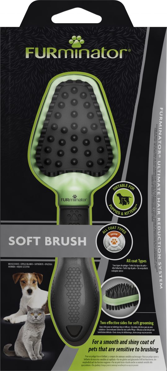 FURminator kartáč Soft Brush pro psy a kočky