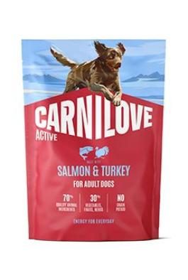CARNILOVE ACTIVE Dog Dry  Made with  Salmon & Turkey for Adult All Breeds  1,5 kg