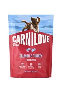 CARNILOVE ACTIVE Dog Dry  Made with Salmon & Turkey  for Puppies   1,5 kg