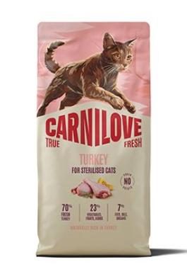 CARNILOVE TRUE FRESH Cat Dry Turkey for Sterilised Adult All Breeds 6 kg