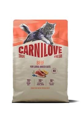 CARNILOVE TRUE FRESH Cat Dry Beef for Adult Large Breeds  2 kg