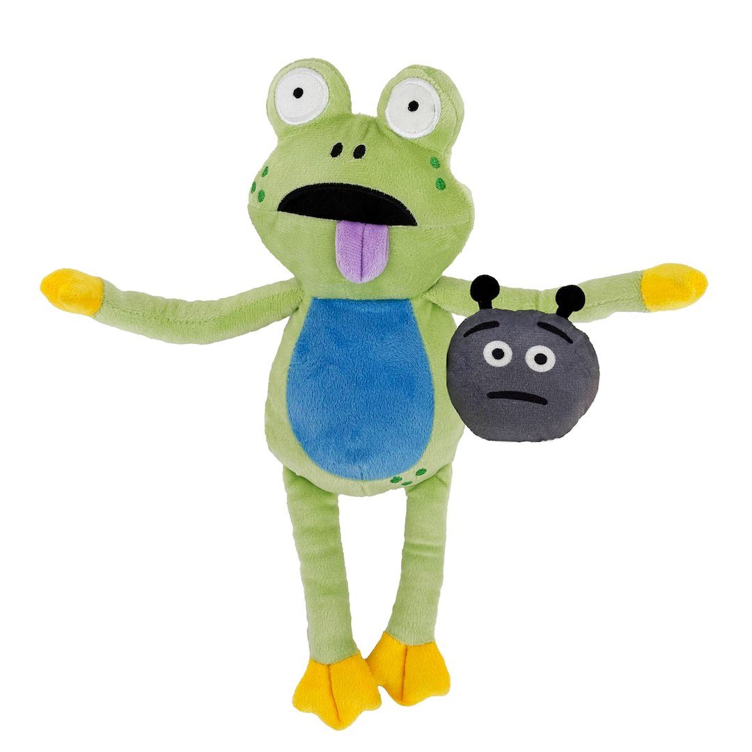 HAP HRAČKA SQUEAKY ŽÁBA