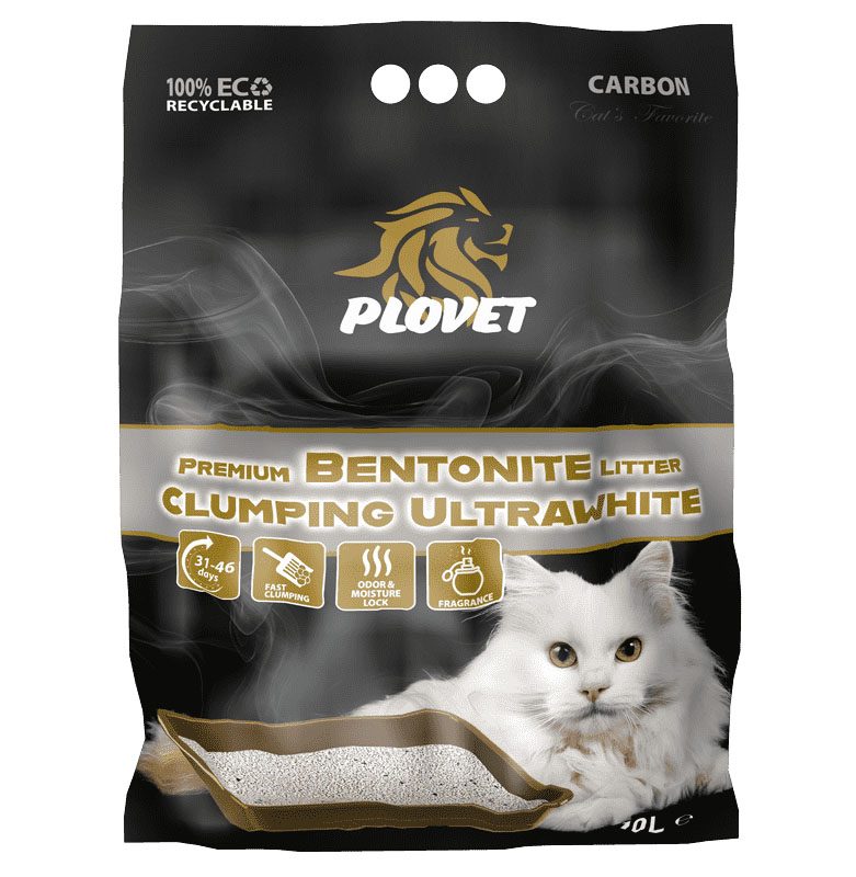 Podestýlka Plovet Premium White Bentonite ActiveCarbon10l