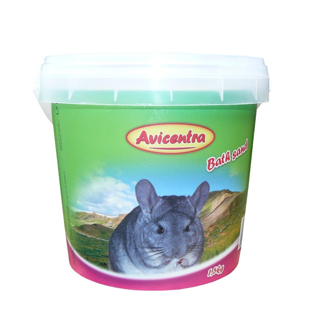 Avicentra písek pro činčily - 1,5kg kyblík