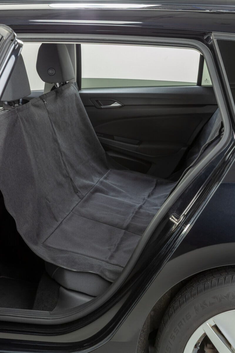 Potah na sedadlo auta, oddělitelné boční panely, 1.5 x 1.35 m, černá