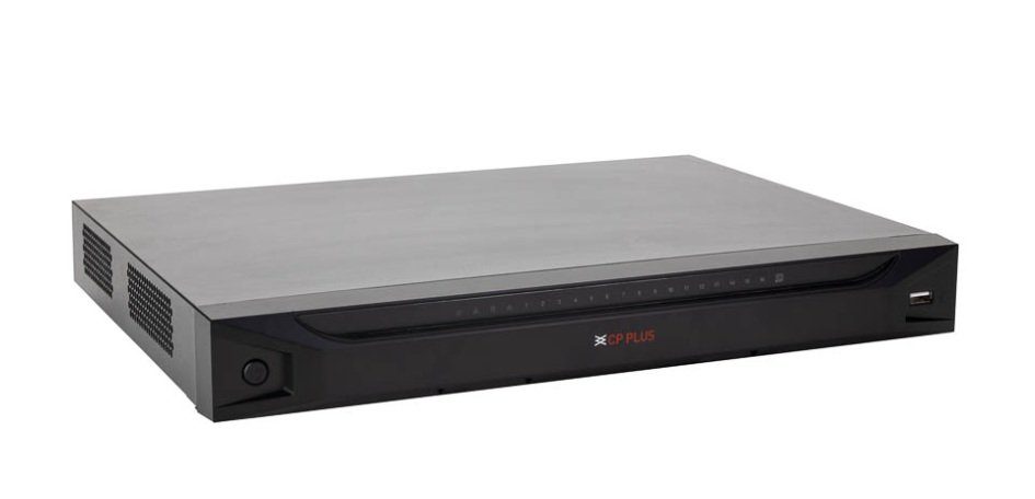 CP PLUS Síťový videorekordér (NVR) s kompresí H.265 a PoE pro připojení osmi IP kamer s AI funkcemi bez nutnosti AI kame