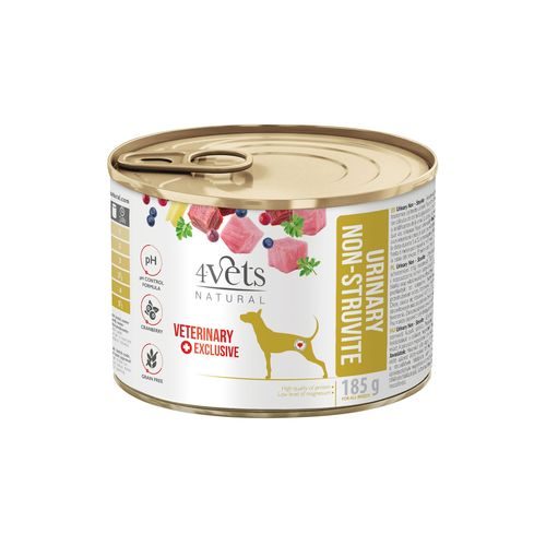 4Vets NATURAL VETERINARY EXCLUSIVE URINARY SUPPORT 185g pro psy s onemocněním močových cest