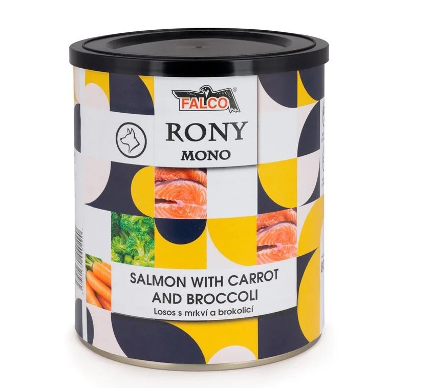 Rony Mono Salmon With Carrot and Broccoli 800g