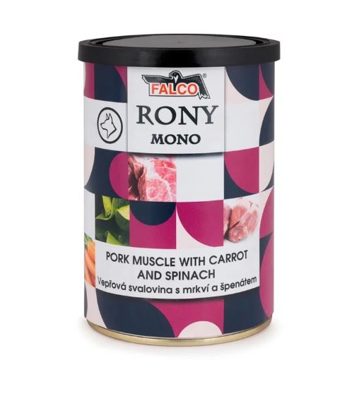 Rony Mono Pork Muscle With Carrot And Spinach 400g