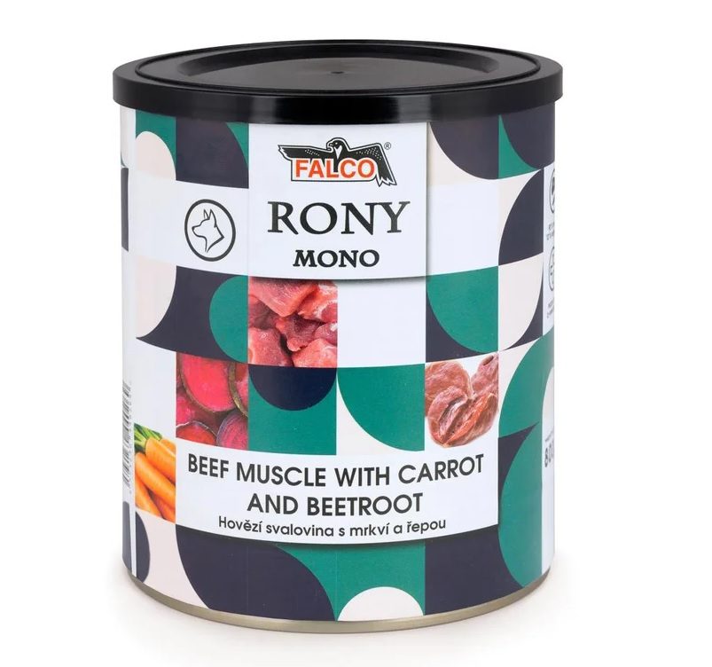 Rony Mono Beef Muscle With Carrot And Beefroot 800g