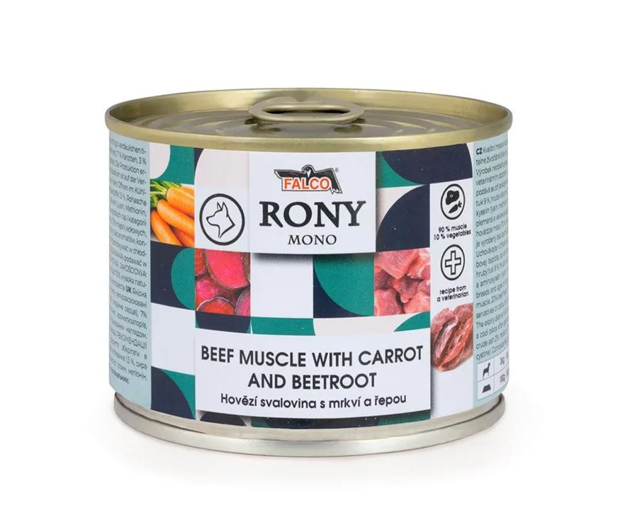 Rony Mono Beef Muscle With Carrot And Beefroot 200g