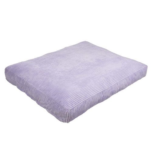 COOCKOO COZY UNI Manšestrový polštář pro psy M 90x75x11cm fialový