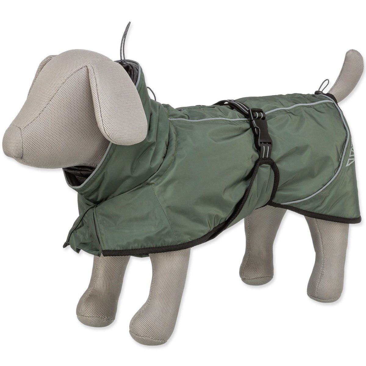 Kabát Trixie Explore thermo zimní, XL: 70 cm, olivově zelený