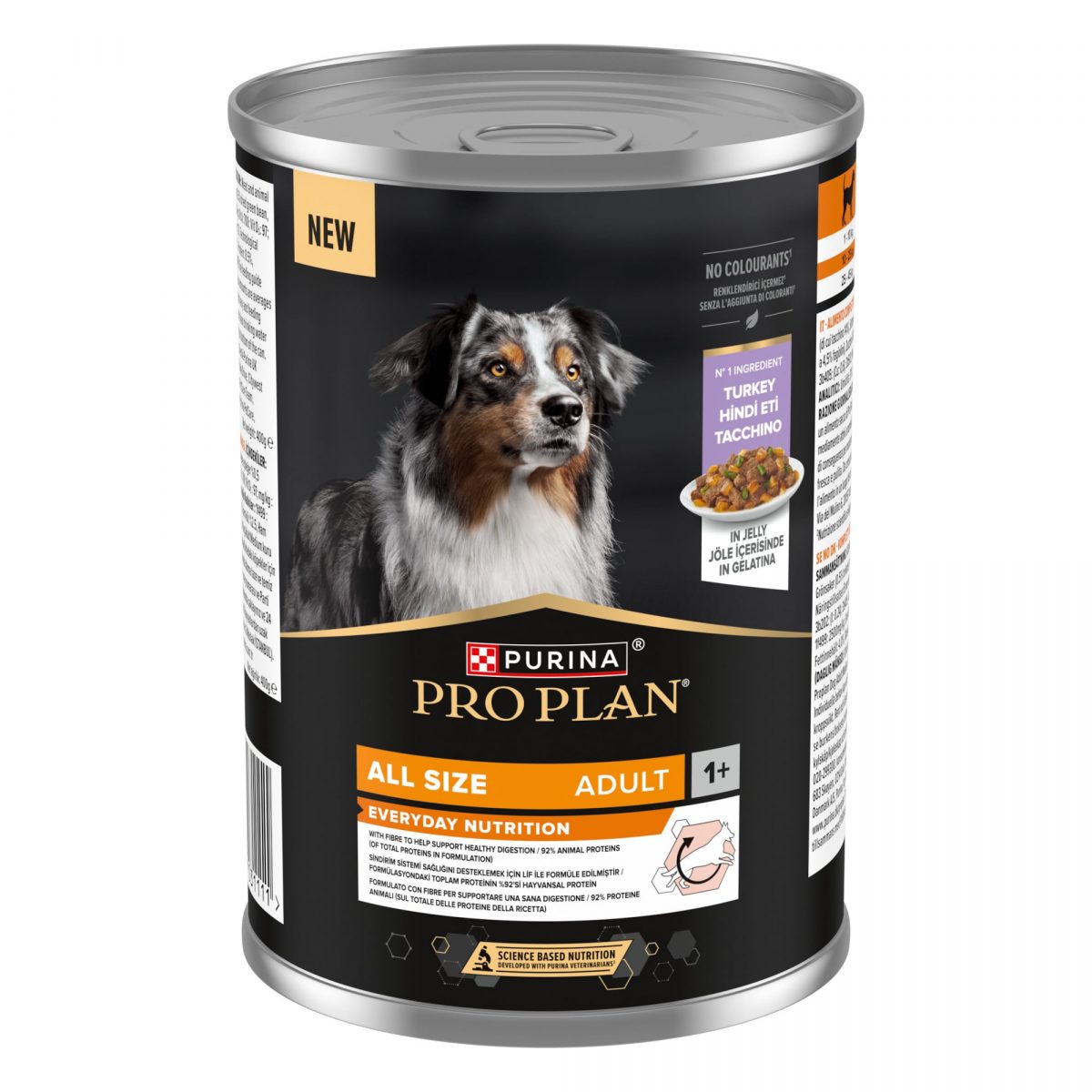 PRO PLAN ALL SIZE ADULT GRAIN FREE s krůtou v želé 400g