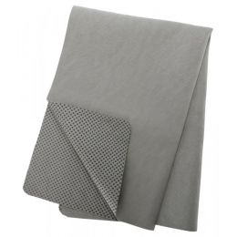 Uterák s vysokou absorbciou v plastovom obale 66 x 43 cm sivá