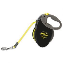 Flexi New Giant M páska 8m/25 kg čierna/neón