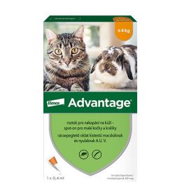 Advantage 40 10% 4x0,4ml pro kočky do 4kg