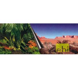Pozadí akvarijní Jungle+Dessert Duvo+ 120 x 50 cm