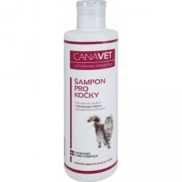 CANAVET šampón pre mačky s antipar.prísadou Canabis CC 250ml