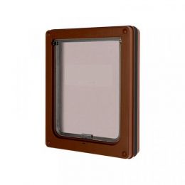 Dvierka pre psa magnetické Dog Mate 2-way Dog-Flap, 2-cestné, hnedé  