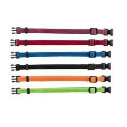 Balenie nylon.rozoznávacích obojkov pre šteňatá M-L 22-35cm/10mm čn, čv, md, zel, or, fi
